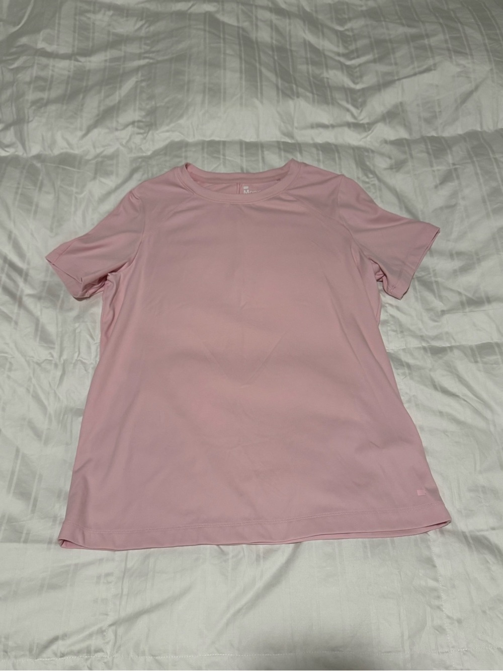Mondetta Light Pink Crew Neck Short Sleeve Tee